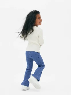 Pull Côtelé Avec Col à Volants