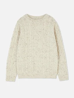 Pull En Maille Torsadée