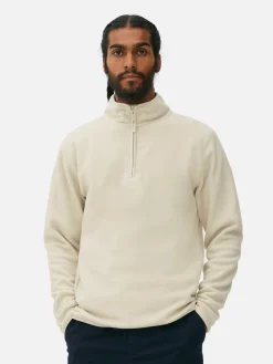 Pull En Molleton à Col Zippé