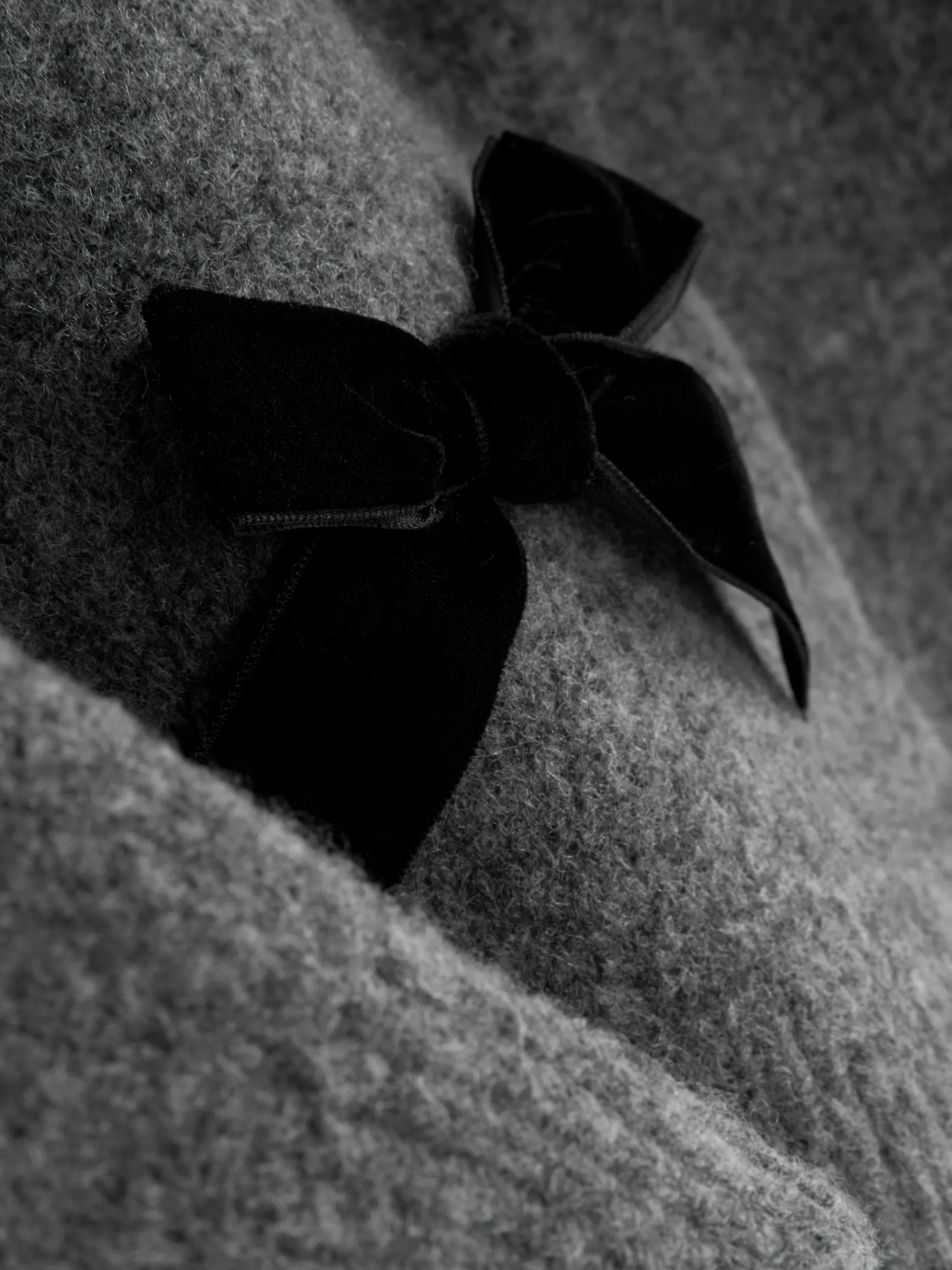 Pull En Velours Orné De Nœuds