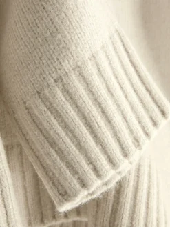 Pull Tricoté épais à Col En V