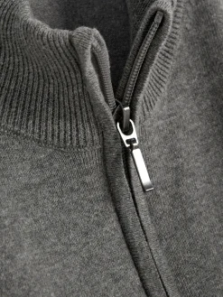 Pull Tricoté Semi-zippé