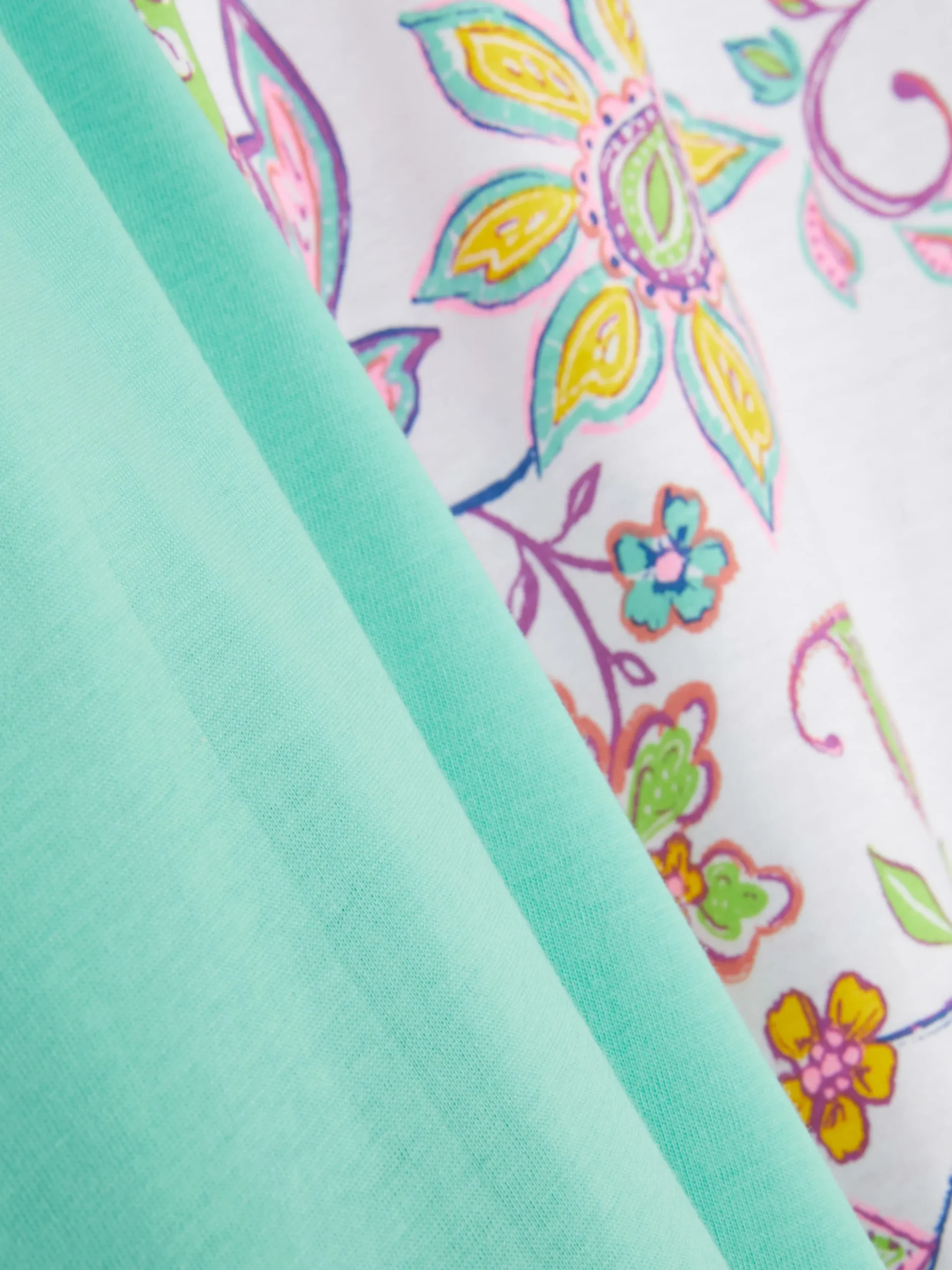 Pyjama à Manches Courtes Et Motif