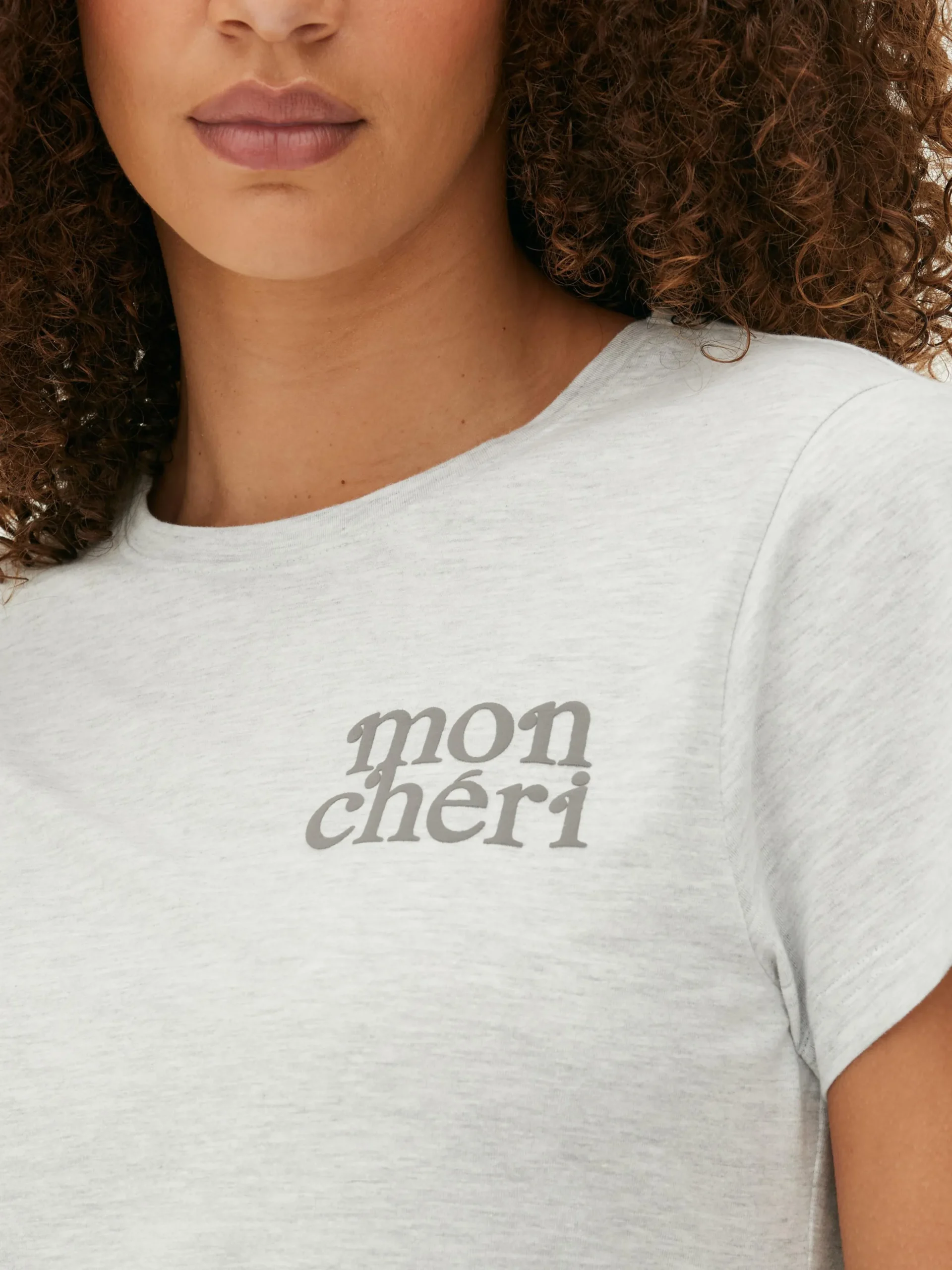 Pyjama à Manches Courtes Graphique En Jersey