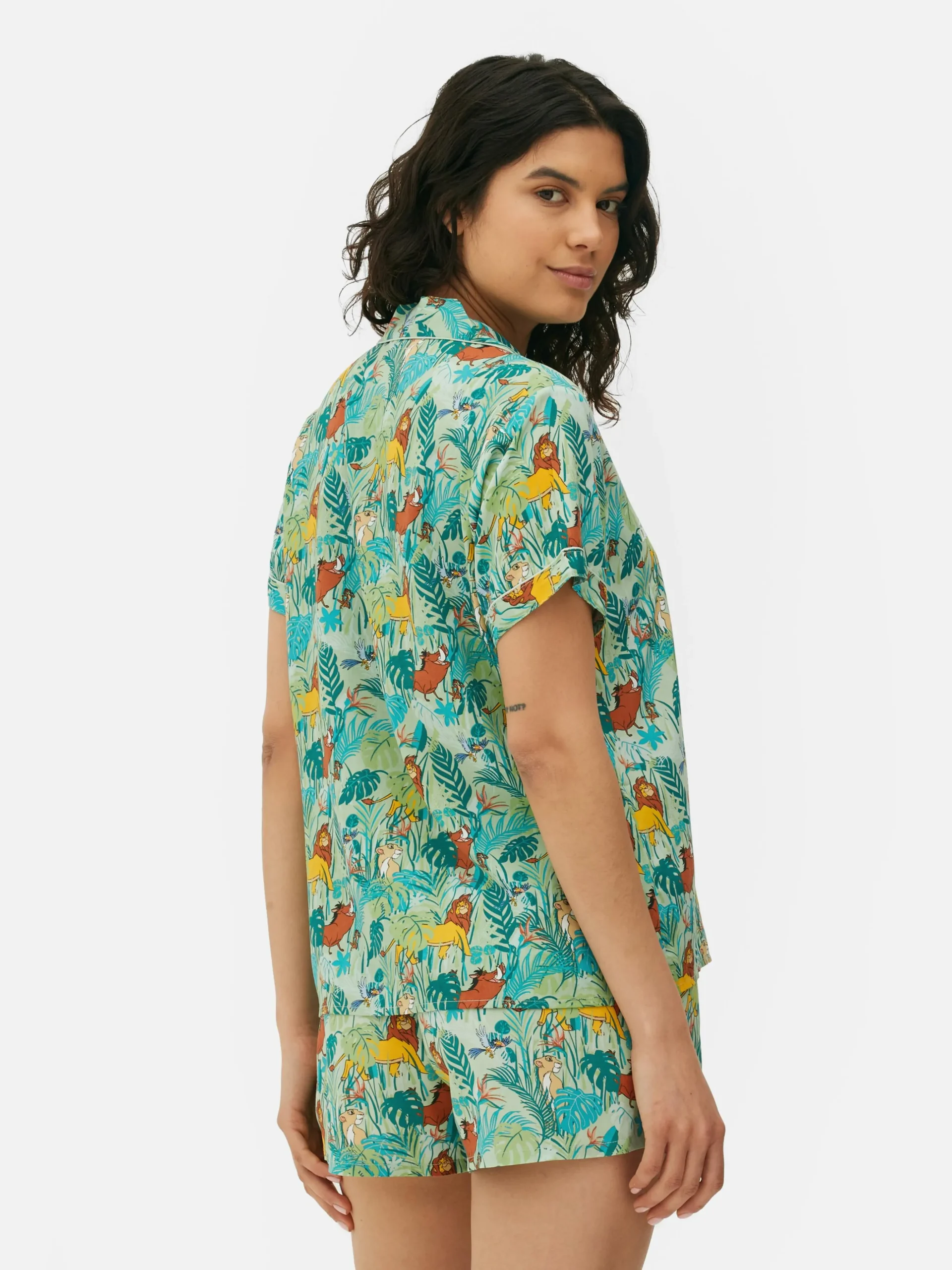 Pyjama à Manches Courtes Tissé Disney Le Roi Lion