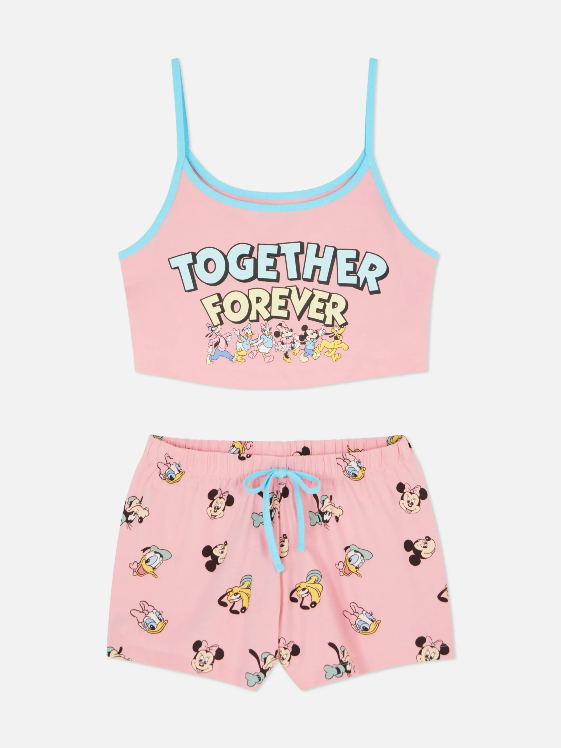 Pyjama Caraco Court Disney Mickey Mouse Et Ses Amis