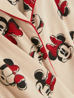 Pyjama Chemise à Manches Courtes Disney Minnie Mouse