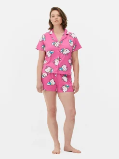 Pyjama Chemise Et Short 50e Anniversaire Hello Kitty
