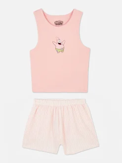 Pyjama Débardeur Et Short Bob L'éponge Femme
