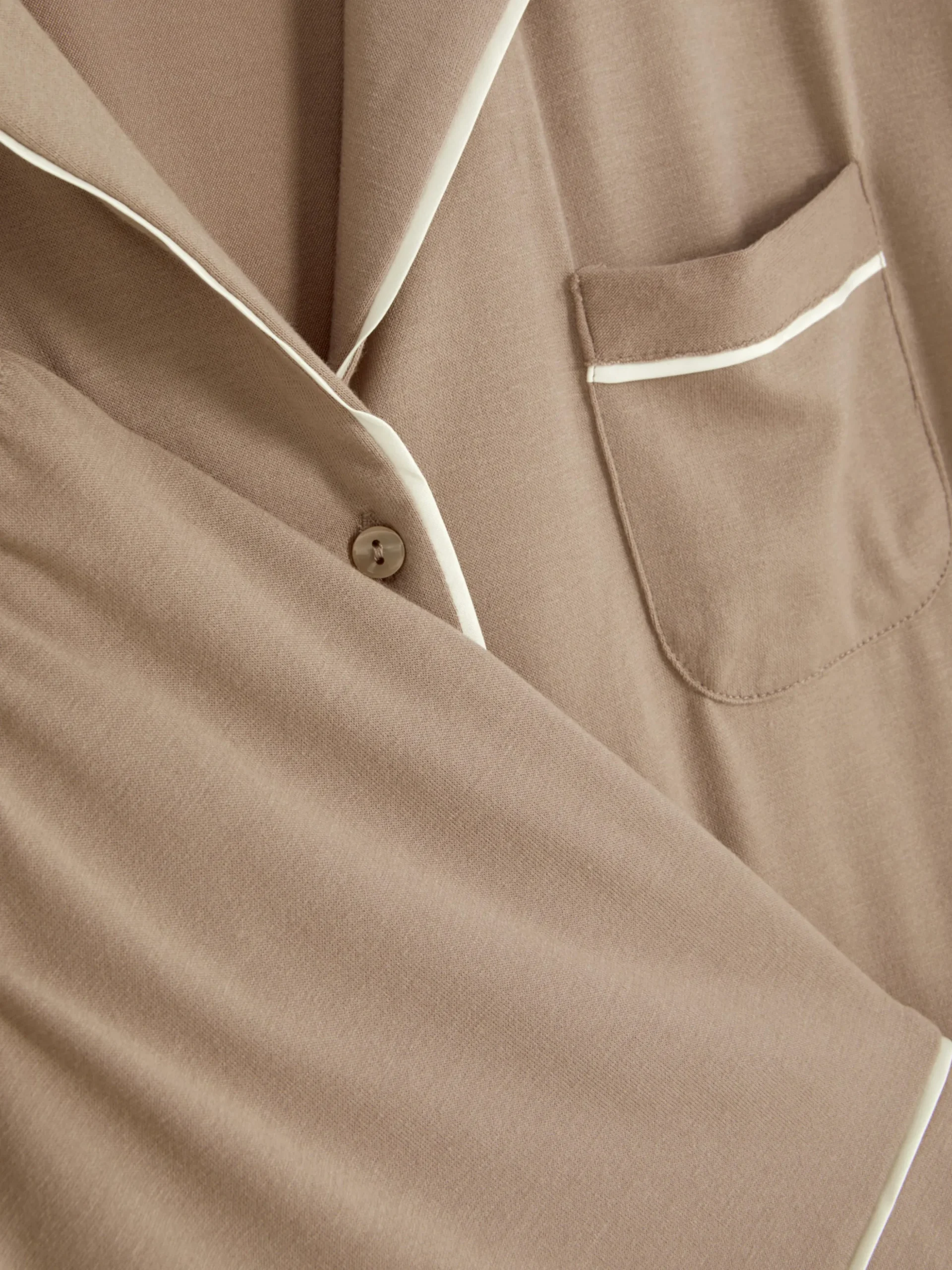 Pyjama En Jersey à Manches Courtes