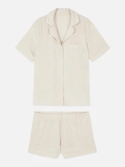 Pyjama En Jersey à Manches Courtes