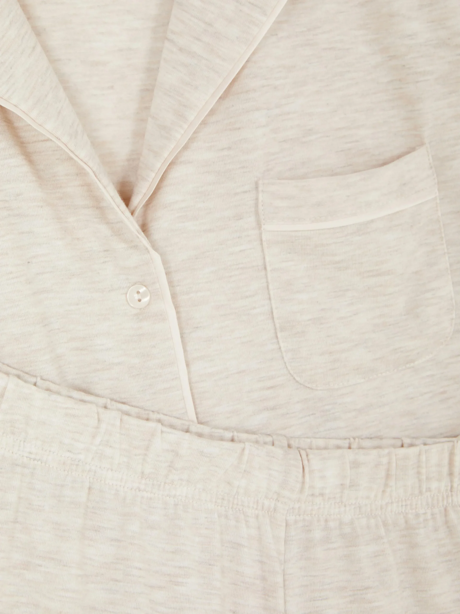 Pyjama En Jersey à Manches Courtes