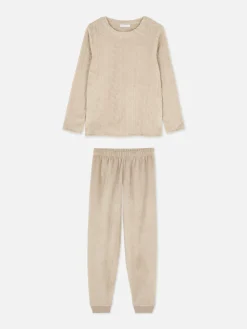 Pyjama En Polaire à Texture Câble