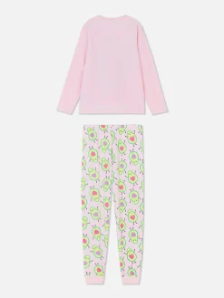 Pyjama En Velours à Motif Avocat