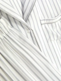 Pyjama Long Boyfriend à Rayures