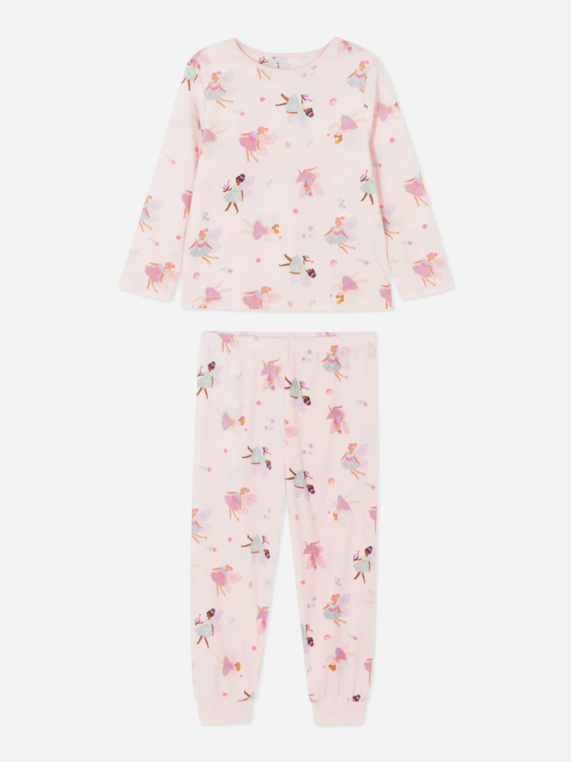 Pyjama Long En Velours à Motif Fée