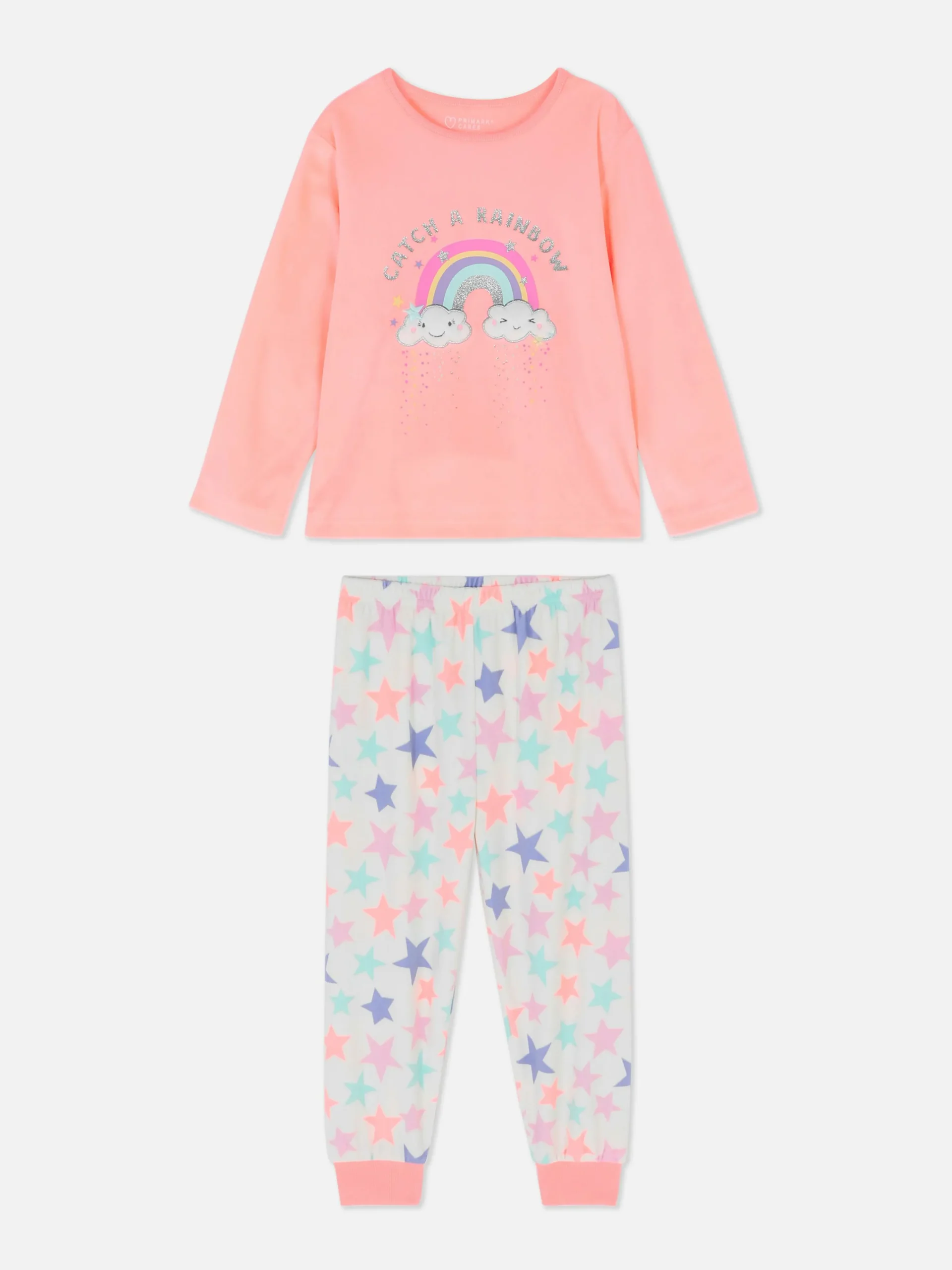 Pyjama Long En Velours Arc-en-ciel