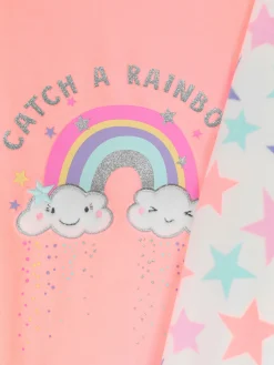 Pyjama Long En Velours Arc-en-ciel