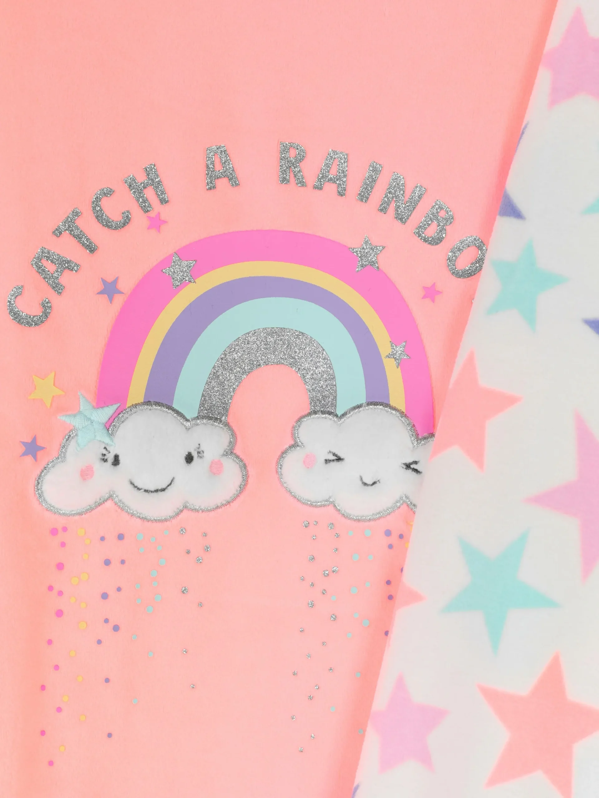 Pyjama Long En Velours Arc-en-ciel