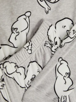 Pyjama Long En Velours Casper