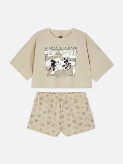 Pyjama Short à Motif Disney Mickey Mouse