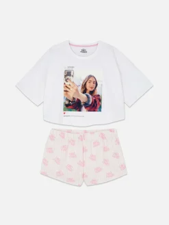 Pyjama T-shirt Court Et Shorty Emily In Paris