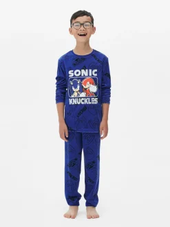 Pyjama T-shirt Et Bas Sonic Le Hérisson