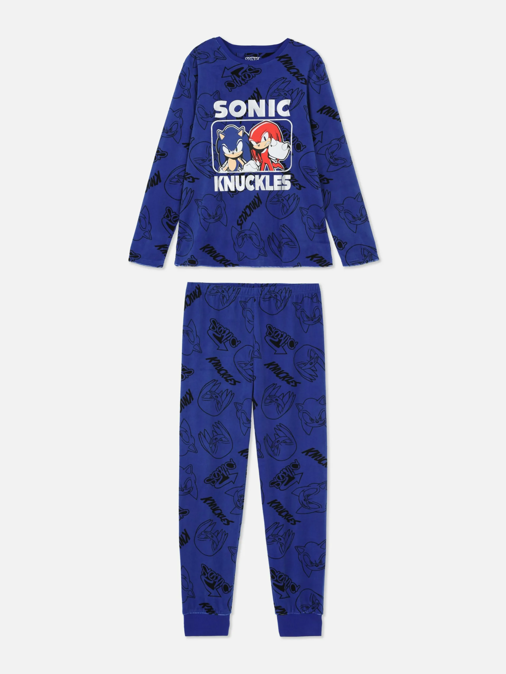 Pyjama T-shirt Et Bas Sonic Le Hérisson