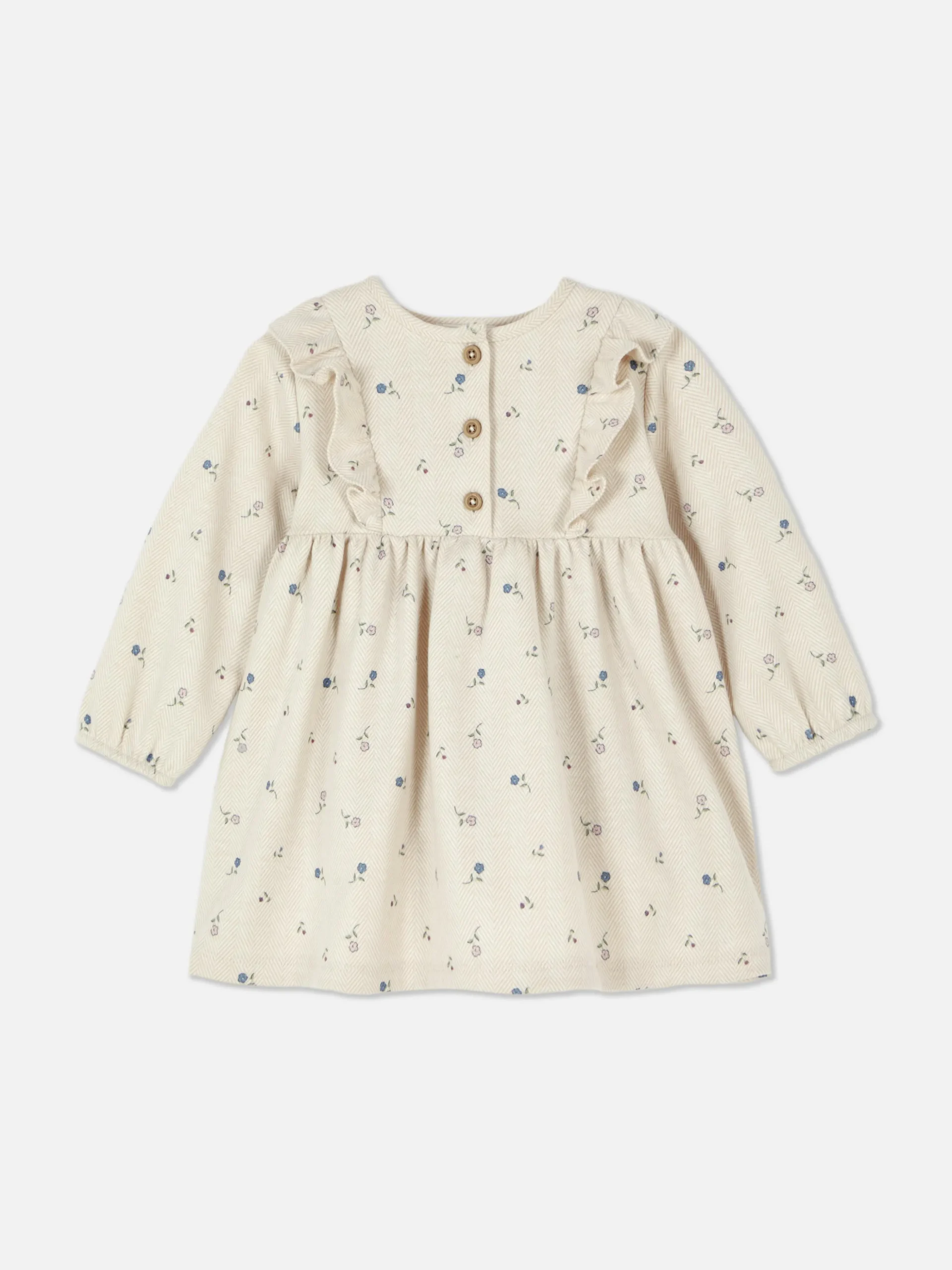 Robe à Petites Fleurs Et Volants