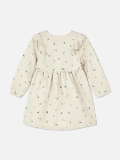 Robe à Petites Fleurs Et Volants