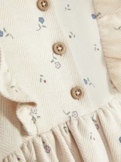 Robe à Petites Fleurs Et Volants