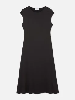 Robe Mi-longue En Satin The Edit