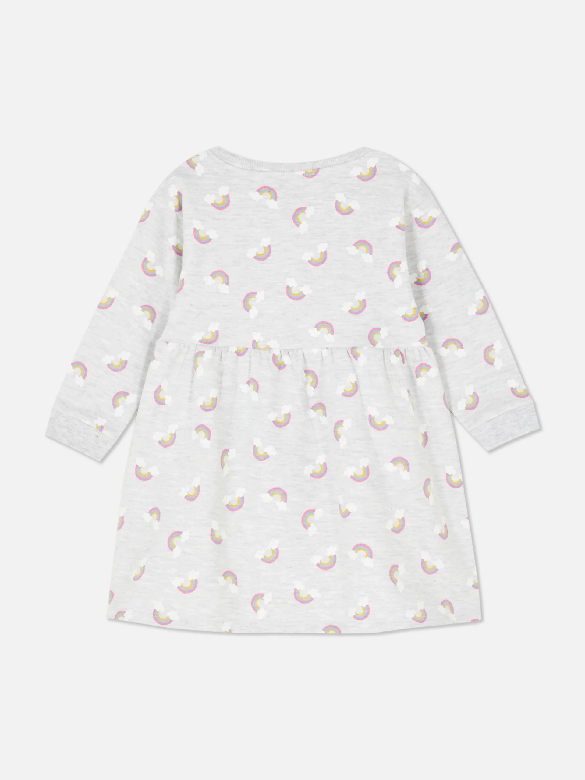 Robe Sweat-shirt à Motif Arc-en-ciel