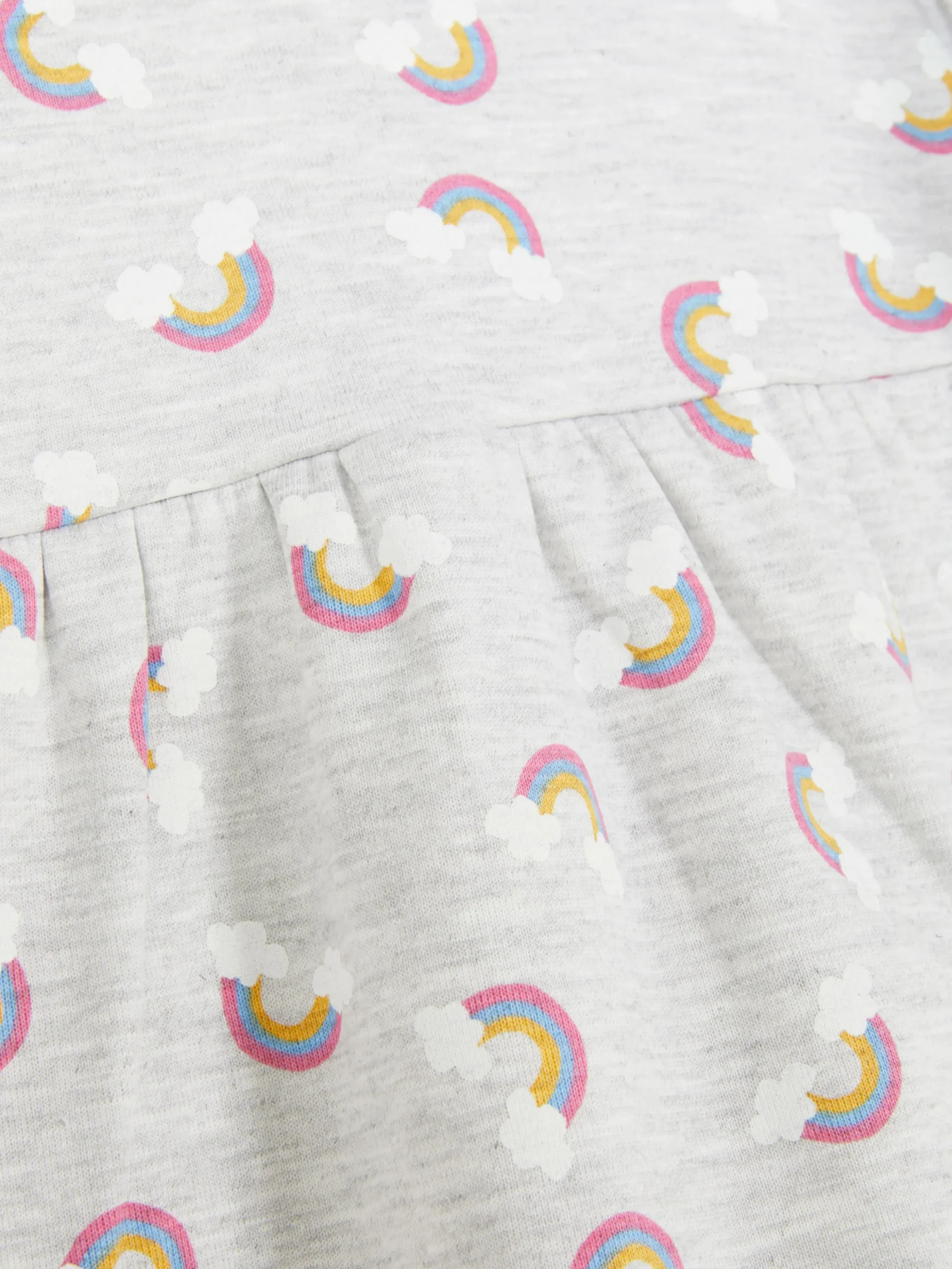 Robe Sweat-shirt à Motif Arc-en-ciel