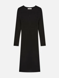 Robe-pull à Col Ras-du-cou Et Manches Longues