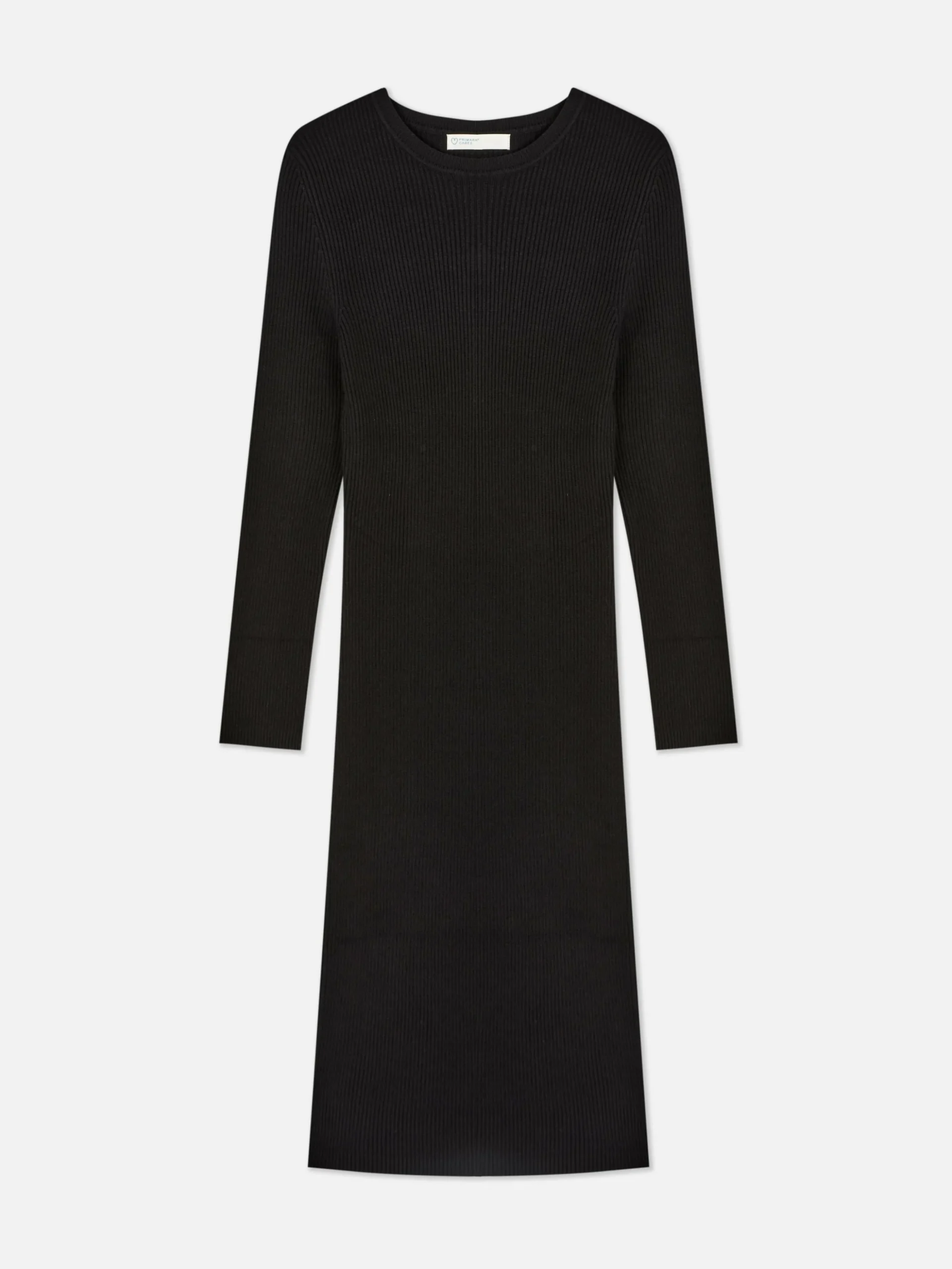 Robe-pull à Col Ras-du-cou Et Manches Longues