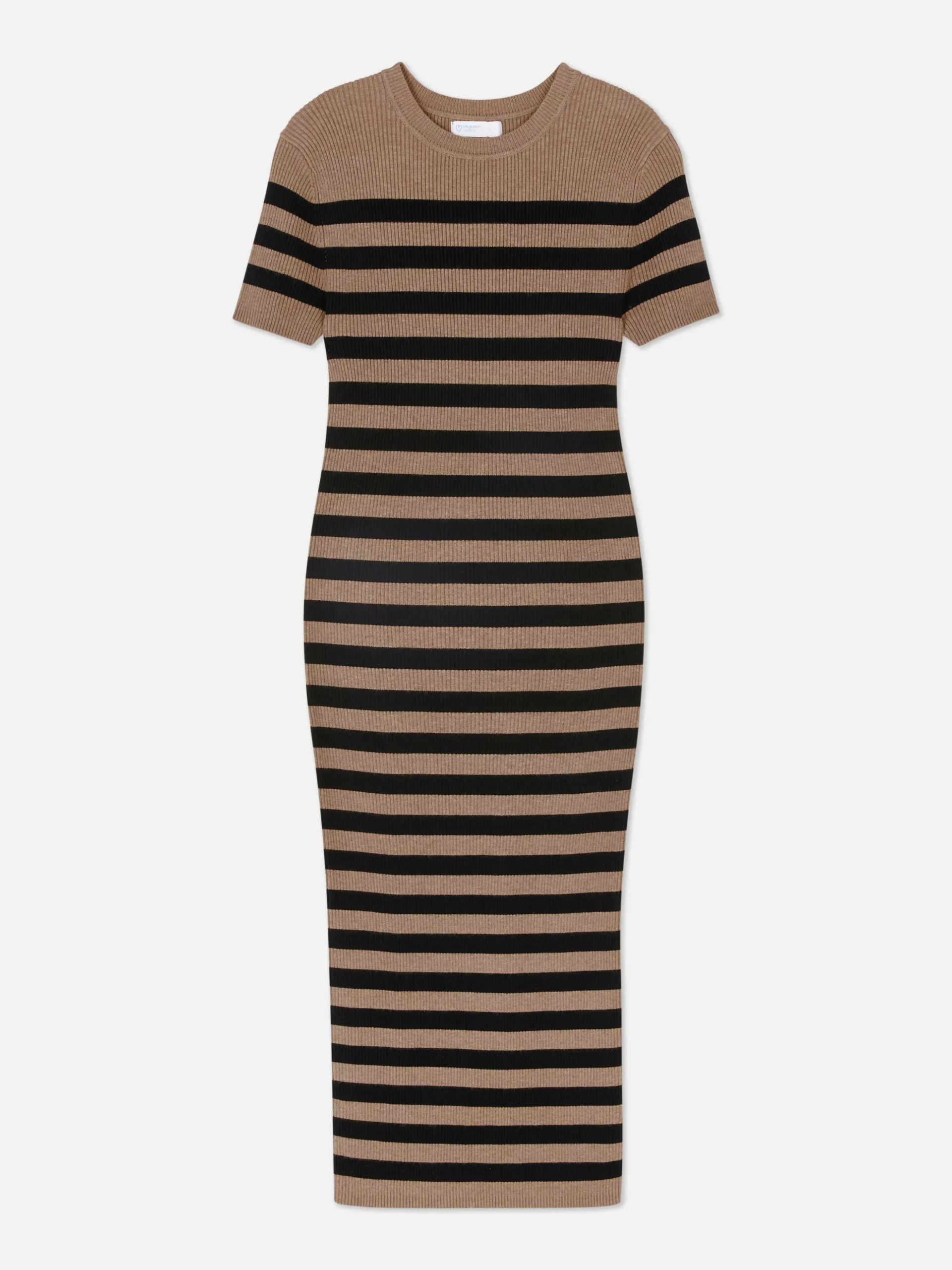 Robe-pull Mi-longue à Manches Courtes