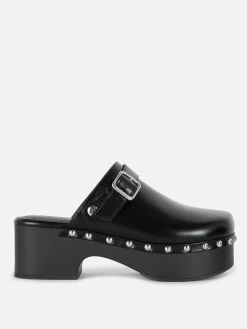 Sabots Cloutés à Talon épais Rita Ora