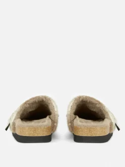 Sabots Mules Doublés De Fausse Fourrure Rita Ora