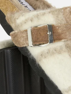 Sabots Mules Doublés De Fausse Fourrure Rita Ora