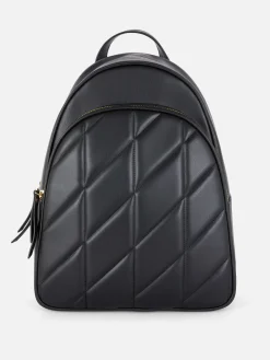 Sac à Dos En Simili Cuir Matelassé