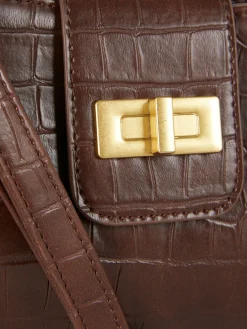 Sac Bandoulière Imitation Croco