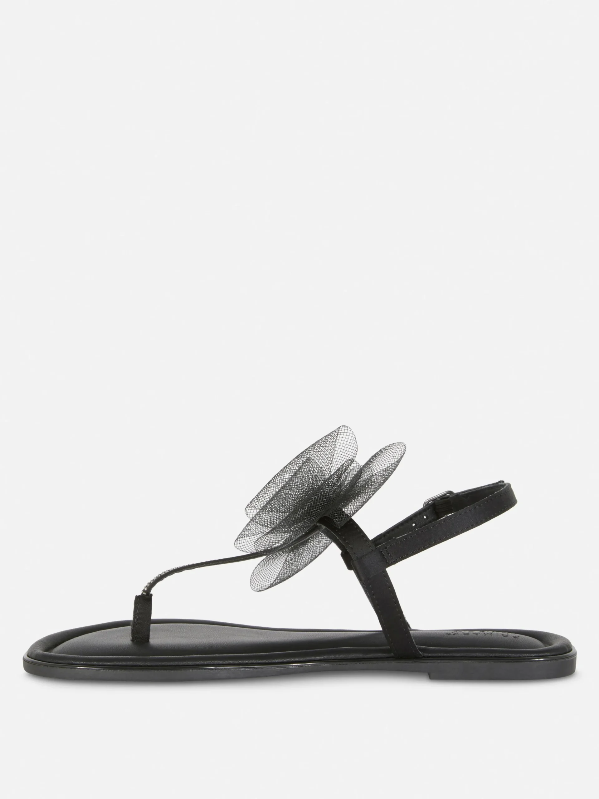 Sandales à Nœud En Maille, Pointure Large