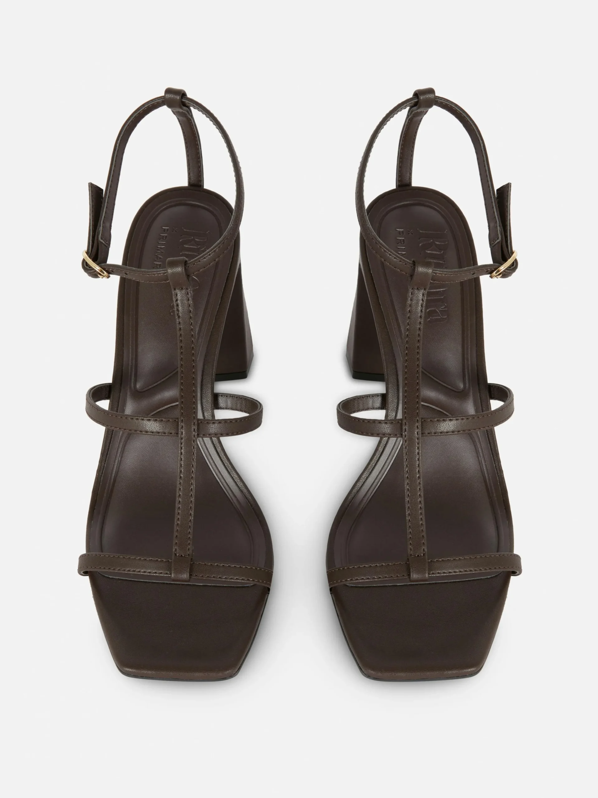 Sandales à Talon Carré Et Bride En T Rita Ora