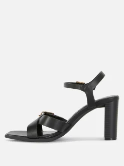 Sandales à Talons Et Brides Croisées