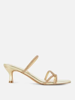 Sandales Fantaisie à Talons Bas