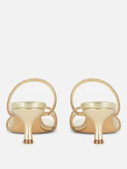 Sandales Fantaisie à Talons Bas