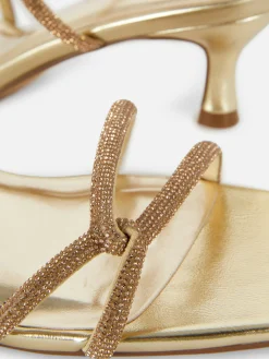 Sandales Fantaisie à Talons Bas