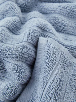 Serviette De Bain Côtelée Texturée