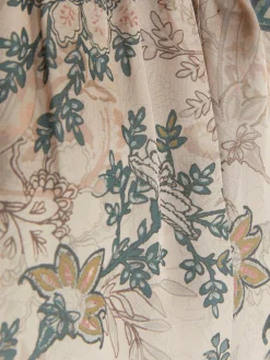 Short De Pyjama En Satin à Fleurs